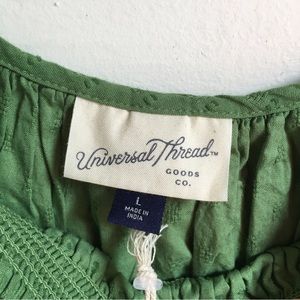 Green Cotton Top NWT